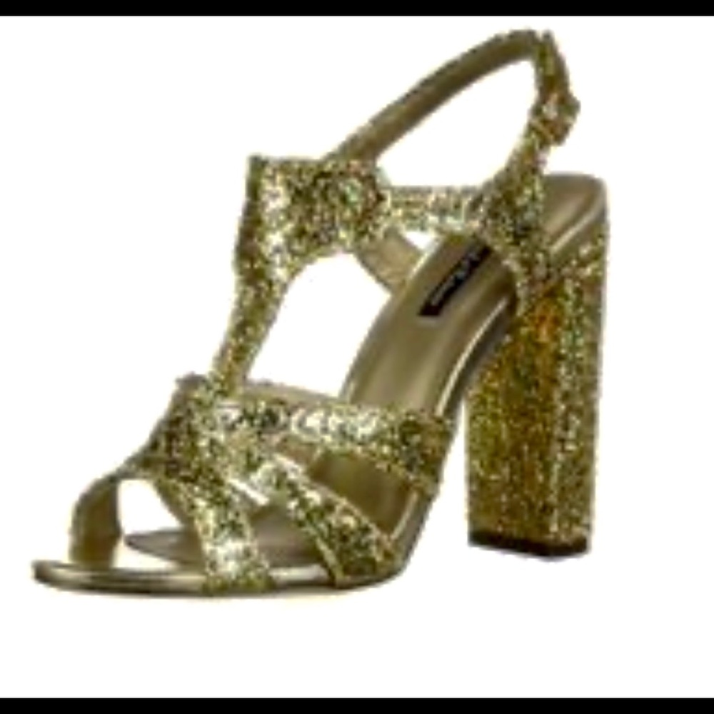 Michael Antonio Gold Women's Helena Heeled Sandal